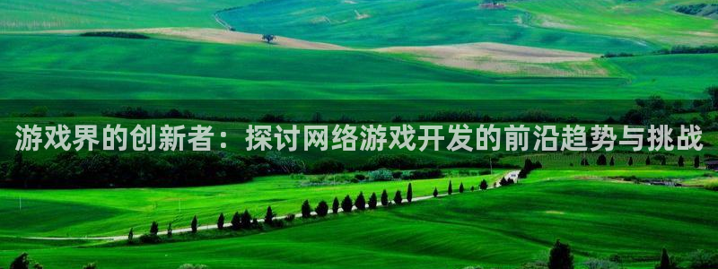 ag街机官网登录注册账号是什么样的：游戏界的创新者：探讨网络游戏开发的前沿趋势与挑战