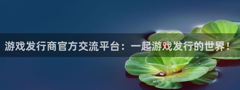 ag街机官网：游戏发行商官方交流平台：一起游戏发行的世界！