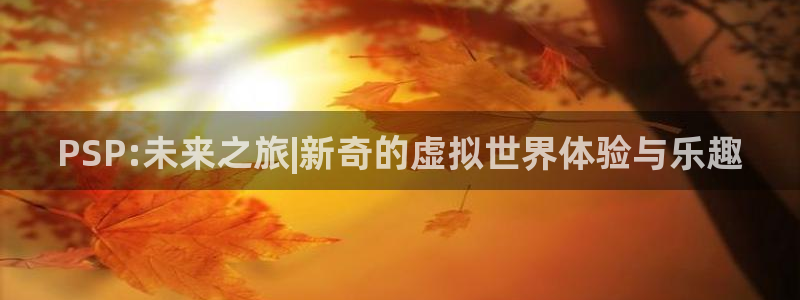 ag街机技术有限公司：PSP:未来之旅|新奇的虚拟世界体验与乐趣
