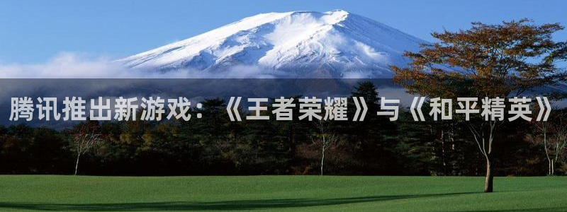 ag街机智邦：腾讯推出新游戏：《王者荣耀》与《和平精英》