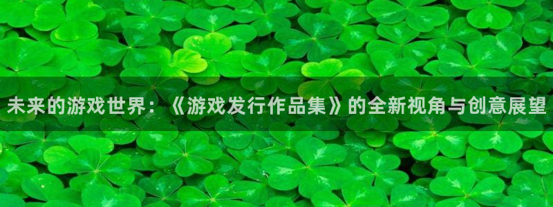 ag街机电子商务有限公司怎么样啊：未来的游戏世界：《游戏发行作品集》的全新视角与创意展望
